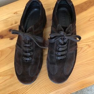 Men's Rossetti Brown Suede Sneakers- NWOT